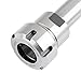 Accusize Industrial Tools ER32 Collet Chuck Extension Rod, 1.96 in. Shank Length, 1 in. Straight Shank Alloy Steel, 0223-0212