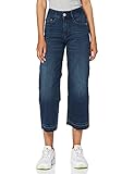  Herrlicher Damen Gila Sailor Cropped Jogg Bootcut Jeans, Blau (Relaxed 771), W27 (Herstellergröße: 27)