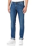 MUSTANG Herren Oregon Tapered Jeans, Mittelblau 413, 33W / 32L