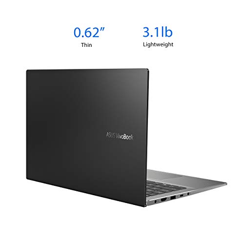 Asus Vivobook S14 S433 Thin And Light Laptop, 14” Fhd Display, Intel Core I5-1135G7 Cpu, 8Gb Ddr4 Ram, 512Gb Ssd, Thunderbolt 3, Wi-Fi 6, Windows 10, Ai Noise-Cancellation, Indie Black, S433Ea-Dh51 #TOP3
