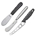 Produktbild Westmark Frühstücks-Set 3-tlg.: Käse-/Butter-/Frühstücksmesser, Rostfreier Edelstahl/Kunststoff, Silber/Schwarz, 135922E6