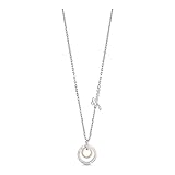  Guess Damen-Kette Chain Circles Edelstahl One Size Bicolor 32011716