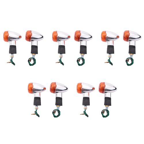 Clignotants moto pour balades en chopper et sorties urbaines custom (10Pcs)