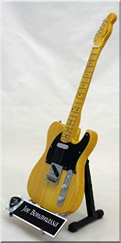 JOE BONAMASSA Guitare Miniature avec médiator Telecaster - Les Beatles, Paul McCartney, John Lennon, RIngo Starr, George Harrison JOE BONAMASSA Guitare Miniature avec médiator Telecaster – Image 3