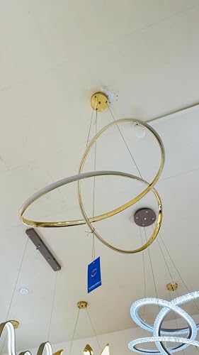 Image of LED Chandelier for Dining Table, Height-Adjustable Hanging Lamp for Breakfast Table, Hanging Light for Home Decoration (CH51)