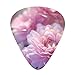 Pinkish Flowers Guitar Picks 12 Pack Bass Picks with Organizer Box Guitar Plectrum Includes Thin Medium Heavy Guitar Picks Ukulele Picks for Bass Acoustic Electric Guitars