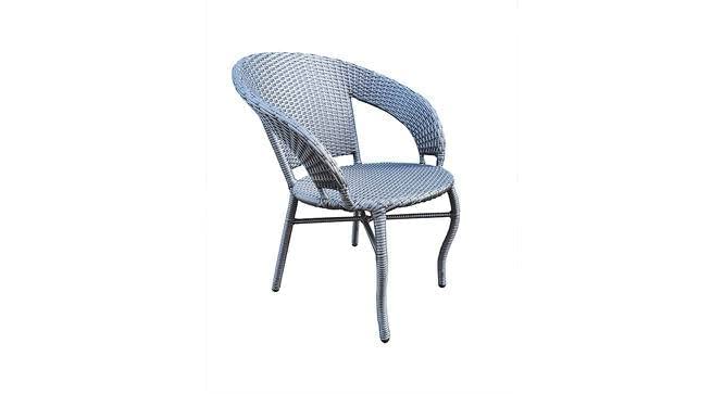 Image of India Beautiful Outdoor Garden Furniture Set for Coffee Table, Balcony Furniture, Office Furniture Patio Seating Set Standard, (4 Chair 1 Table) (Silver)