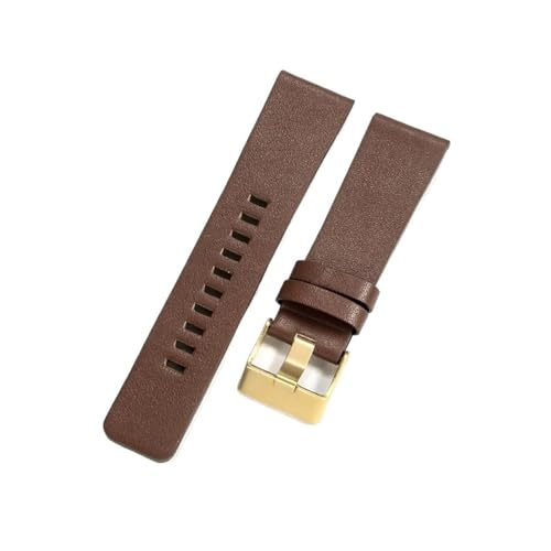 SUNJIA fB[[ Dz4290 Dz7395 Dz4344 hvEHb`Xgbv 22 24 26 28 30mm Ή{vEHb`oh(Brown-Golden-K3,28mm)