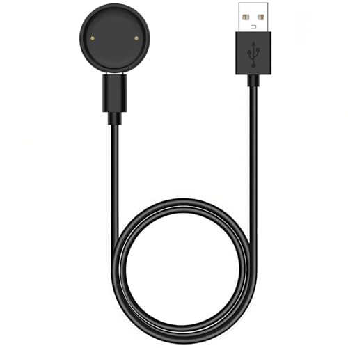 Emilydeals Charger for Amazfit Active 2/Bip 6 Replacement USB Charging Cable Cord Dock for Amazfit Bip 6/Active 2 Smart Watch (3.3ft/1m) (1)