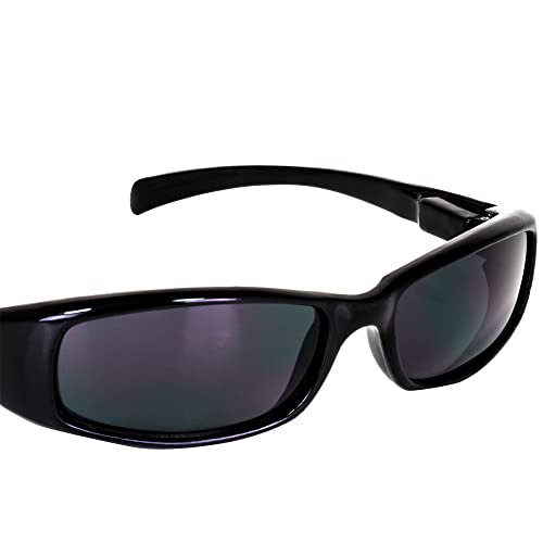 Mf Eyewear Bad Attitude Motorcycle Sunglasses Black Frames Super Dark Lens #TOP5