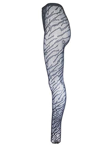 Image of YELETE Killer Legs Women's Plus Size Fishnet Pantyhose 168YD078Q, Black, Wild Animal