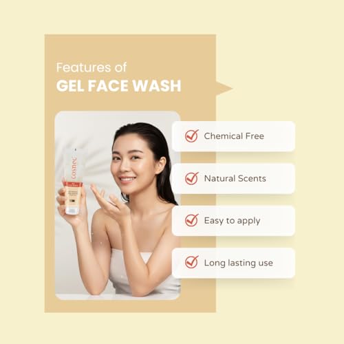 Image of Gel Face Wash GeNntle FaCcial CleanNsing Gel for DAaily Use Removes Impurities, Excess OiLl PollUution 75GM