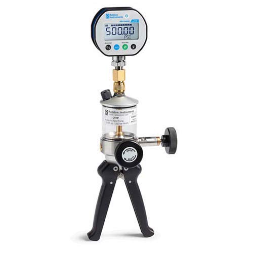 Ralston QTHP-5KPSIG-D Hydraulic Hand Pump, 5000 psi (345 bar / 35 Mpa), with 5000 psi Digital Pressure Gauge