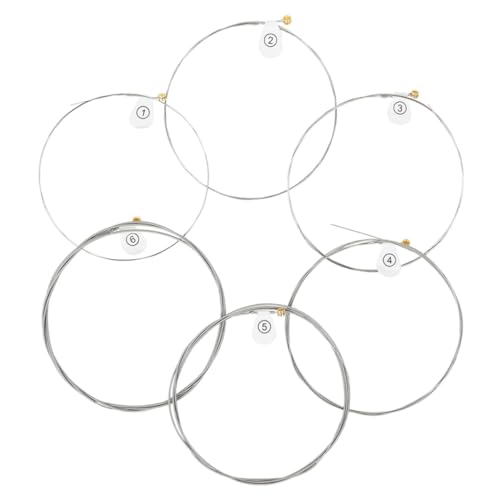 COOPHYA 6個フォークギター用 属弦 交換用 アコースティックギター弦 対応