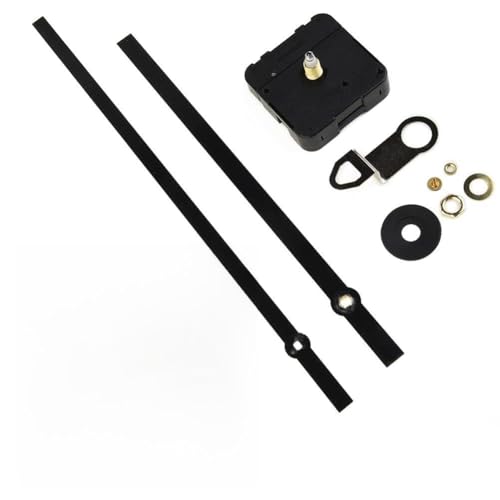 Eawfgtuw Orologio da parete fai da te al quarzo ad alta coppia con lancetta delle ore da 200 mm e lancetta dei minuti da 250 mm, meccanismo in plastica e alluminio ad alta efficienza energetica per un