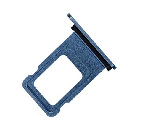 Hyy Sim Card Tray Holder Slot Adapter (Blue) +Eject Pin Replacement For I-Phone 12 Mini #TOP1