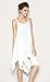 R.Vivimos® Womens Spaghetti Straps Asymmetrical Hem Sexy Short Sun Dress XL White