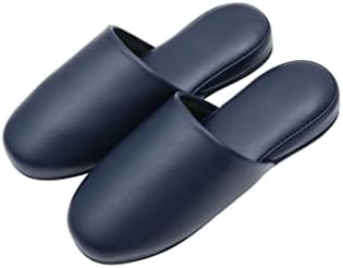 （17:30時点） TOKYO SLIPPER【水拭きOK・抗菌】ビニールスリッパ 10足セット 室内用 防水 お手入れ簡単 清潔 来客用 業務用 男女兼用 前閉じ (ネイビー, large)