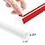 AxPower 120Inch Flexible Quarter Round Molding Trim, White Self Adhesive Wall Trim Mini Peel and Stick Rubber Trim Molding for Floor, Bathroom, Kitchen, Countertop, 120" L x 0.5" W x 0.5" H