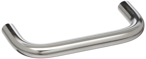 Image of Steel Metric Pull Handle with Threaded Holes, Round Grip, Chrome Plated Finish, 88mm Center-to-Center, 43mm Projection, 10mm Grip Size (Pack of 1)