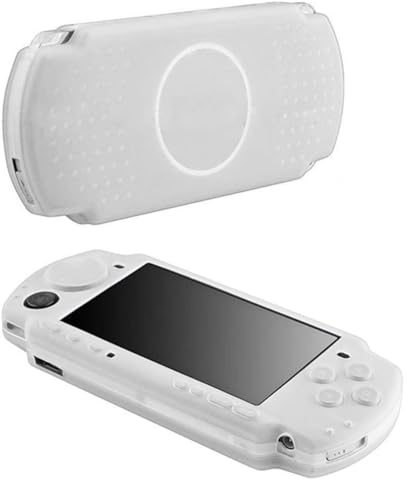 Image of TMG PSP 3000 PSP 2000 Protective Soft Rubber Soft Protective Shell Case Cover PSP2000 PSP3000 (White)