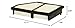 ECOGARD XA10496 Premium Engine Air Filter Fits 2016-2025 Honda Civic, 2023-2025 HR-V, 2014 Renault Trafic