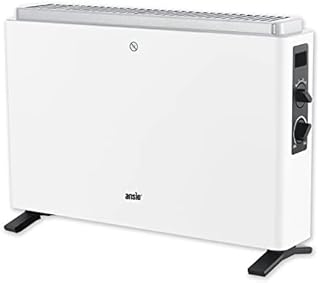 ANSIO Heater 2000W Convector Heater with 3 Heat Settings , Electric Heater with Adjustable Thermostat , Portable Heater, Space Heater, Room Heater with Overheat Protection