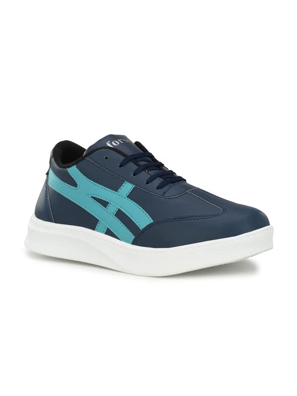 FORSETI Men Navy Blue & Light Green Sneakers (B0BLYKJD9K) Amazon Price History, Amazon Price Tracker