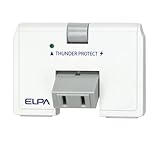 エルパ (ELPA) サージ付タップ コンセント 雷ガード 3個口 耐雷 125V 15A 耐トラッキングカバー A-362SB(W)