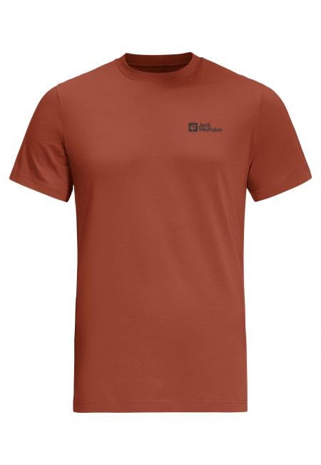 Jack Wolfskin Herren Essential M T-Shirt, Dark Navy/Grey, M EU – Ansicht 6