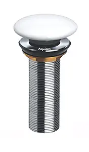 Aquieen Ceramic Brass Full Threaded Pop Up Waste Coupling 32 MM (WHITE 7