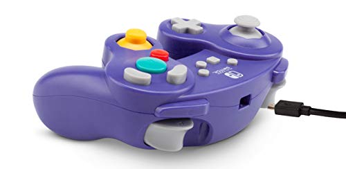 PowerA Wired Officially Licensed GameCube Style Controller/Super Smash Bros. Purple