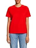 Col rond ESPRIT 994ee1k305 T-Shirt, 630/Red, M Femme