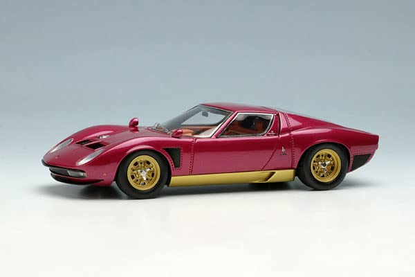 アイドロン 1/43 ランボルギーニ イオタ SVJ No.4892 EM395 アイドロン 1/43 ランボルギーニ イオタ SJ #4088 V12エンジン付