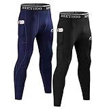 MEETWEE Thermal Pants for Men, Winter Ski Base Layer Long Johns Compression Tights Cold Weather Legg