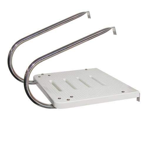 I/O TRANSOM Platform NO Ladder w/2 ARMS Stainless 316