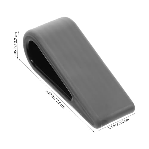 Soporte para portátil de silicona negro Kisangel 2 piezas miniatura 2