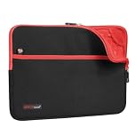 TECHGEAR Neoprene Zipped Sleeve Case Cover 11-13", Anti-Shock Lining fits iPad Pro 13 / Pro 12.9, Samsung Tab S10/S9/S8 Plus S9 FE+ 12.4", Book 12", Surface Pro 11/10/9/8/7, MacBook 13, 11" Laptops