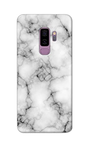Image of Light White Marble Texture Natural Pattern Hard Back Case Cover for Samsung Galaxy S9 Plus, G965F, G965F /DS, G965U, G965W, G9650 Back Cover -(J5) VNS2230