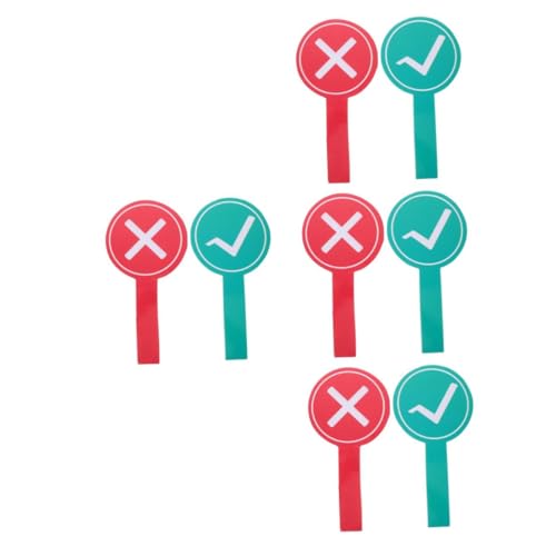 Panneaux de vote portables Housoutil x8 pour quiz et activités éducatives