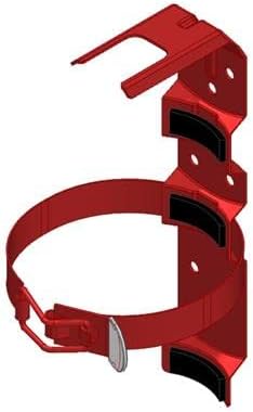 Amerex 818 Steel Fire Extinguisher Bracket (Red) 2 Pack, Case (2 Units)