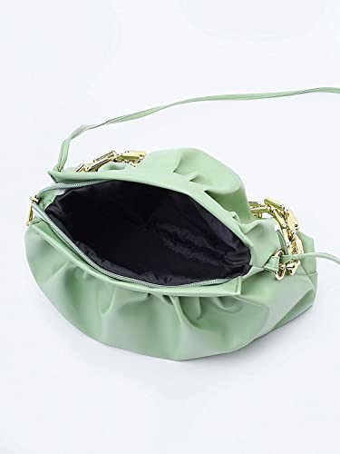 Image of Women's Cloud Shape Sling Bag Trendy Fashion Shoulder Bag Chain Handle Crossbody Bag for Girls