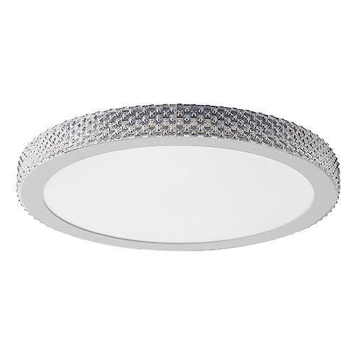 Plafonnier LED dimmable 40cm avec télécommande HAZARA pour salon et chambre