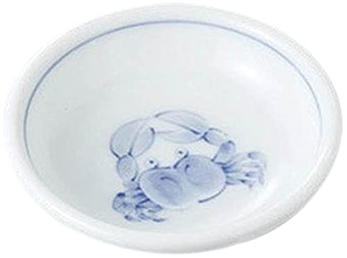 せともの本舗 Set of 10, Small Plates, Crab 3.0 Plates, 3.6