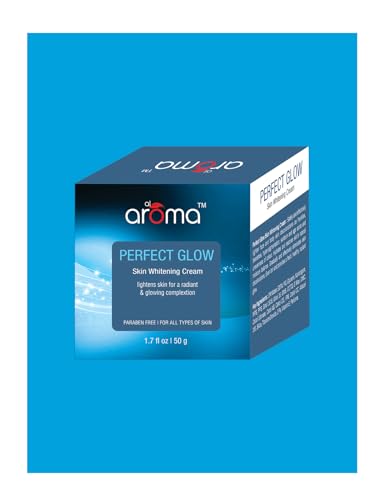 Image of Alaroma Leafs Perfect Glow Skin Whitening Cream, Skin Whitening Effect, Radiant Glow, All Skin Types, 50GM