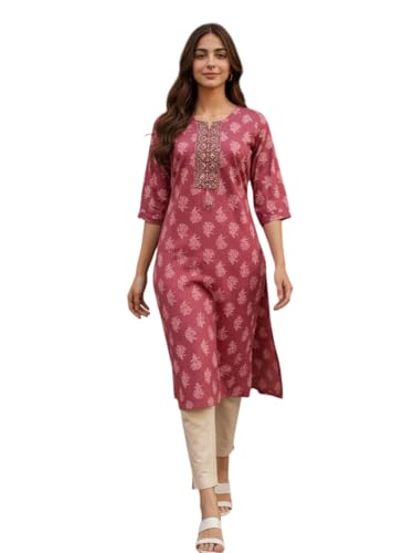 Kurta pour femme Magenta taille 38 Rangita authentique et élégant