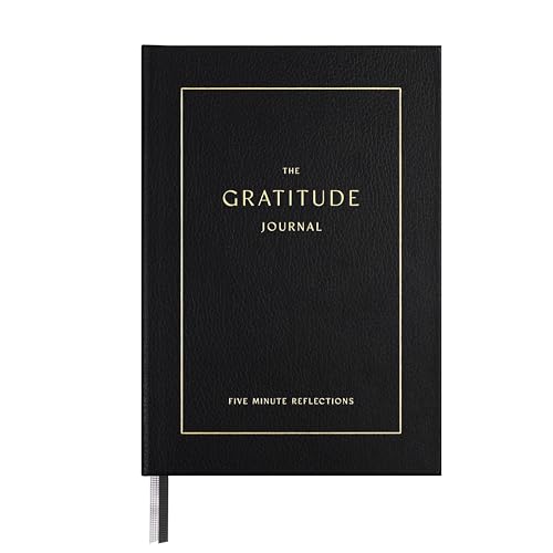 &And Per Se Gratitude Journal 5 Minute Daily Practice for Women with Prompts & Quotes Undated Mindfulness & Happiness Notebook (Bold Black)
