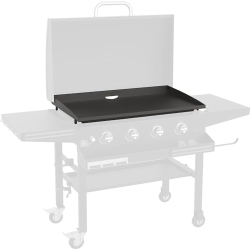 Pre-seasoned 36 Griddle Plate for Blackstone 2267 2310 2322 2309 Iron Forged 36 Omnivore Griddle Upgraded Replacement Griddle Top for 36 Inch 1554 1560 1803 1818 1820 2210 2212 2266 KT25014 KT25015