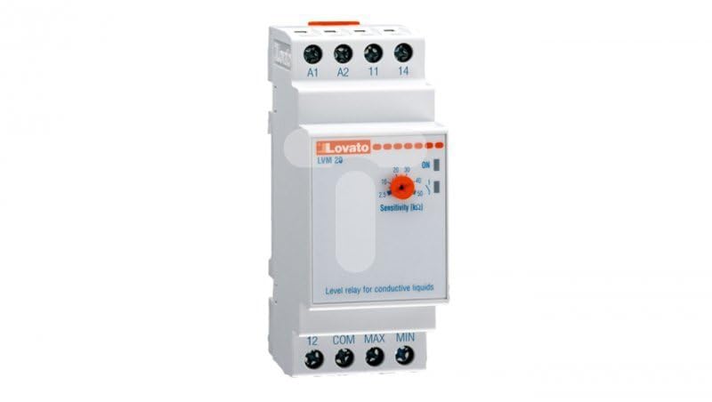 Lovato - Rapporto livello svuotato 220-240vac din-35