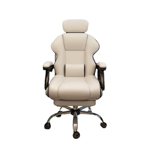 RKJDMSWJ Cómoda Silla para Juegos con Respaldo Alto y diseño de Carreras Moderno | Silla giratoria de Oficina para transmisión en Vivo, Silla de computadora con Ajuste de Altura, Silla giratoria con